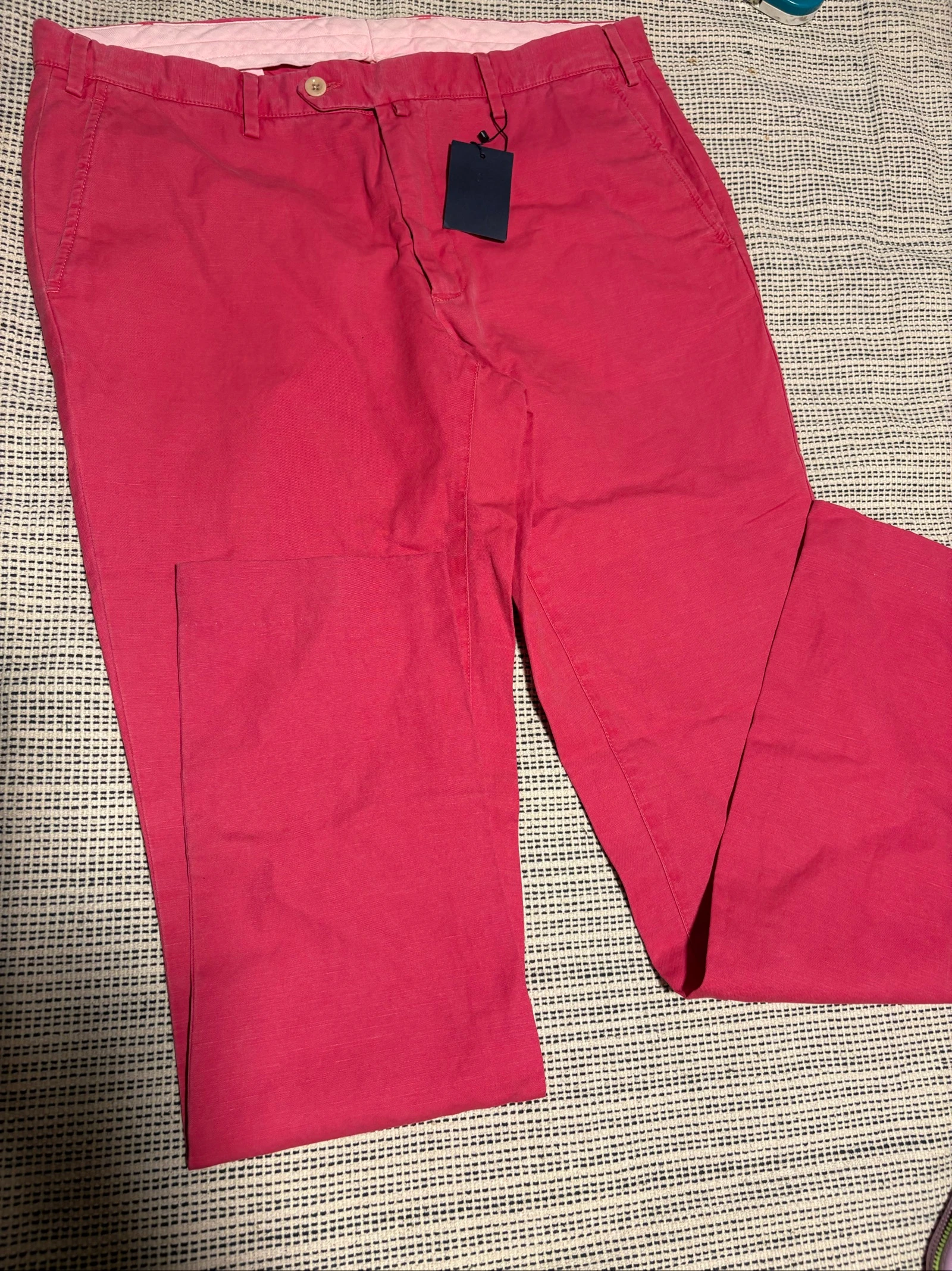Pantalón chino Gant hombre coral rosa talla 54 L XL nuevo con etiqueta chino pant – photo 4